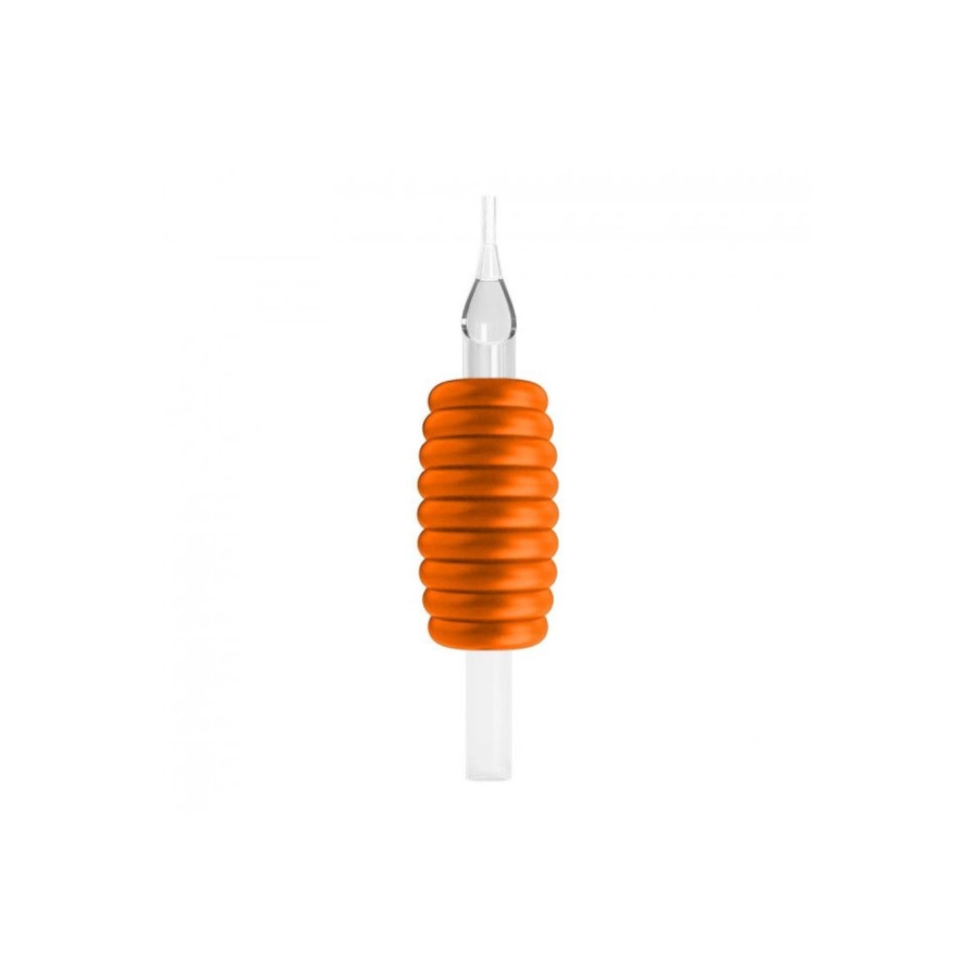 Tube Tattoo - Tube Crystal Round - Boite de 20 tubes de tatouage jetable buse ronde 25 mm