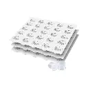 Caps Tattoo - Crystal Cups Stérile - Boite de 200 godets pour encre stérile détachable*