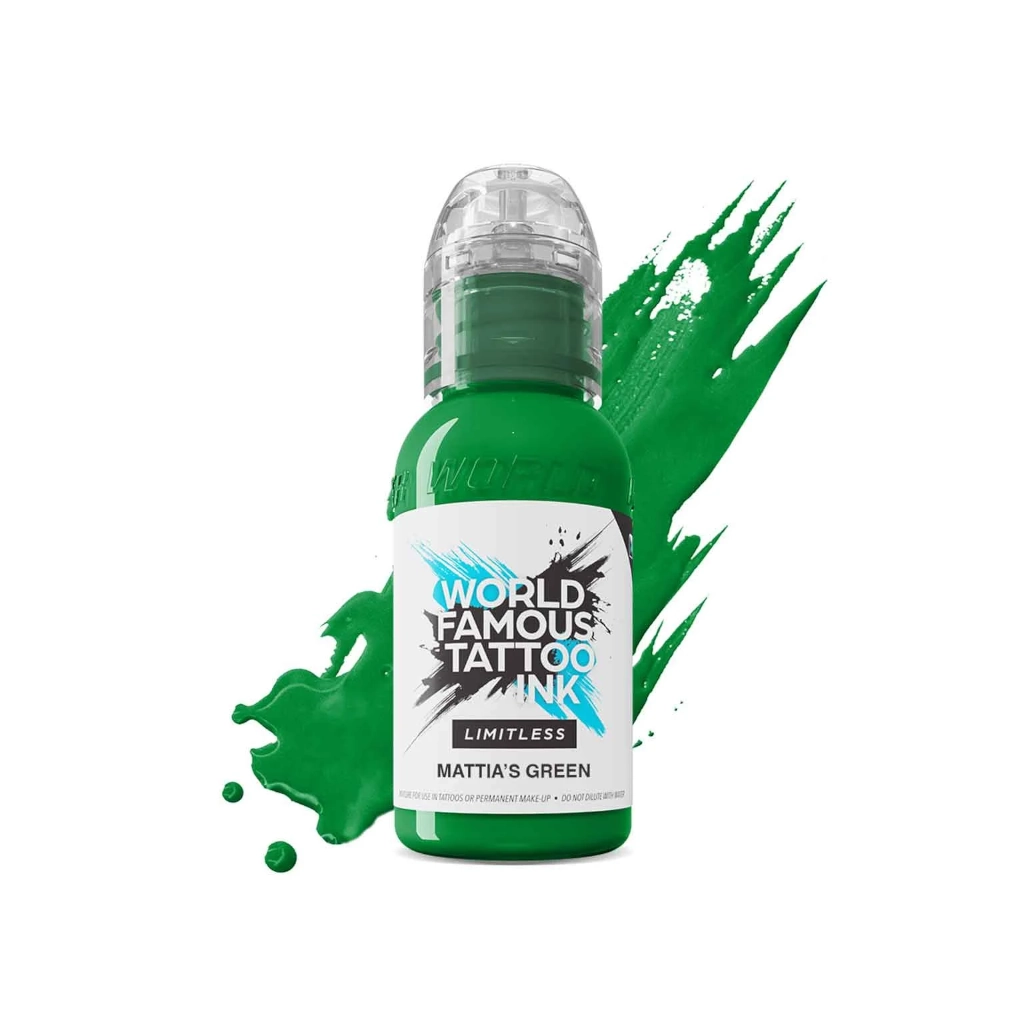 Set Encre Tattoo - World Famous Ink Limitless -   The Mambo Destrutturato Family Set - Melange pour le tatouage REACH 8 x 30 ml*