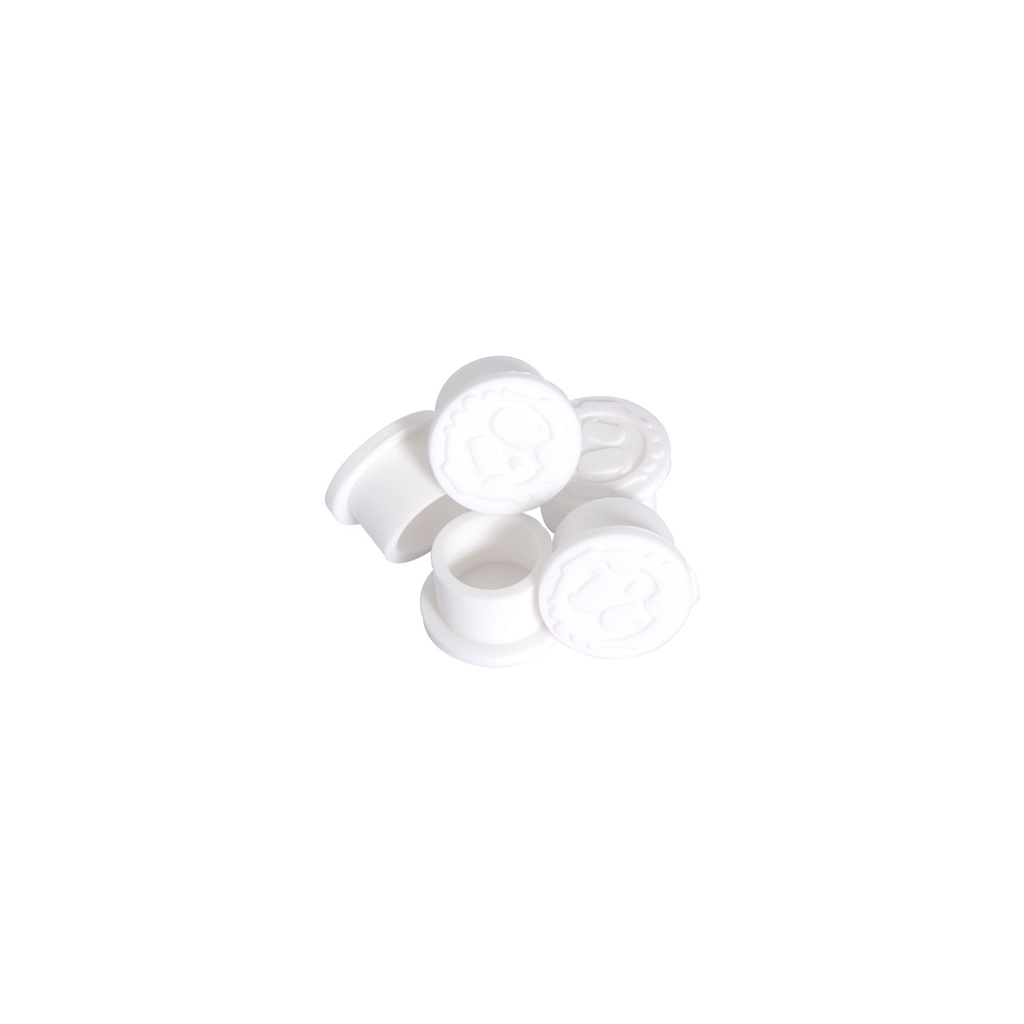 Caps Tattoo - Cups Gamme Killer Ink - Boîte de 250 godets pour encre de tatouage en silicone blanc*