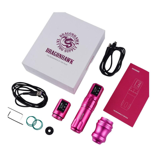 Machine Tattoo - Dragonhawk Mast Fold Pro - Machine a tatouer sans fil pen pour le tatouage avec 7 courses réglable*
