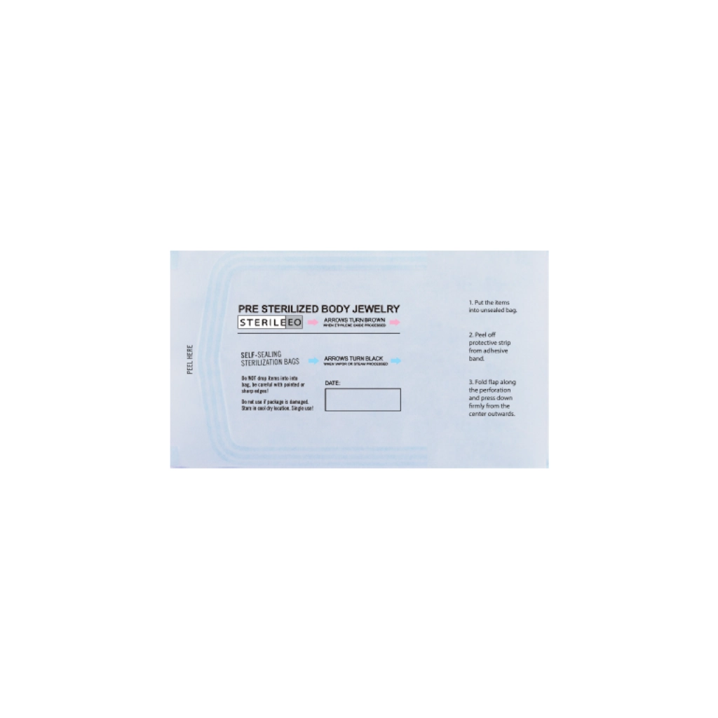 Sachets de Stérilisation Auto-Adhésifs 50x95 mm – Pack de 200 pour Tatoueurs & Pierceurs*