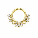 Piercing Anneau Titane ASTM F136 – Clicker 1903 Stérile avec Fermeture à Charnière 1,2 x 8 mm*