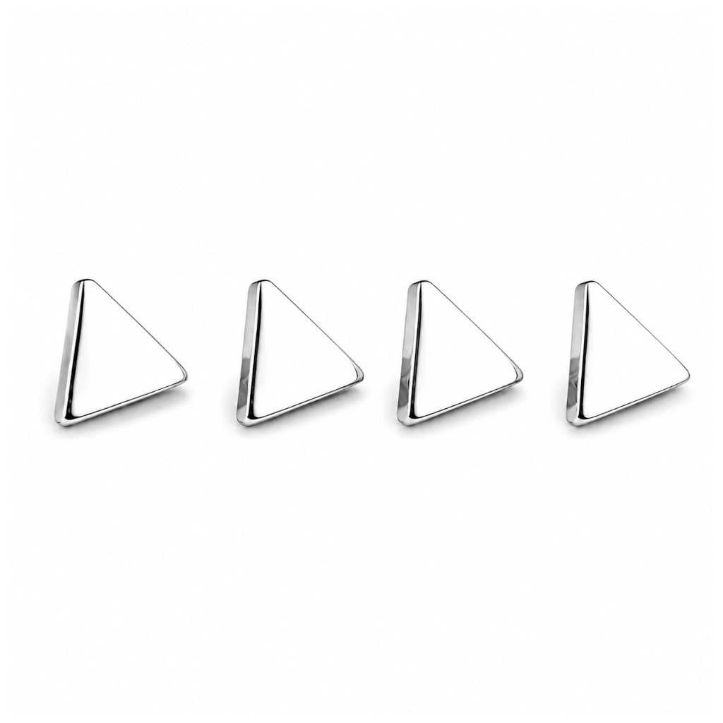 Piercing Embout Titane ASTM F136 Premium – Embout 66 Filetage Interne & Triangle 4 mm pour Piercing 1,2 mm*