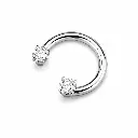 Base Piercing Fer à Cheval Titane ASTM F136 Premium – Barbell Circular Filetage Interne Latéral*