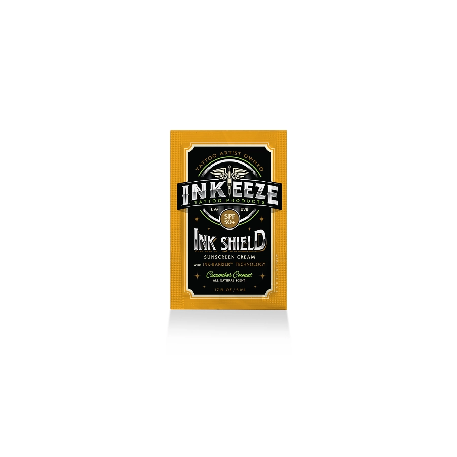 Protection Tattoo - Inkeeze Ink Shield - Crème solaire indice 30 pour la protection uv des tatouages 5 ml