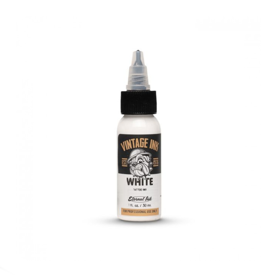 Encre Tattoo Blanche - Eternal Ink Vintage White - Mélange pour le tatouage encre reach