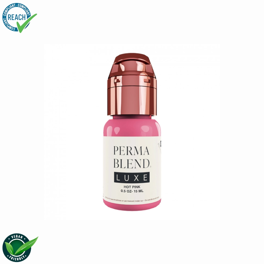 Pigment Pmu Rose - Perma Blend Luxe Hot Pink - Melange pour le maquillage permanent REACH 15ml
