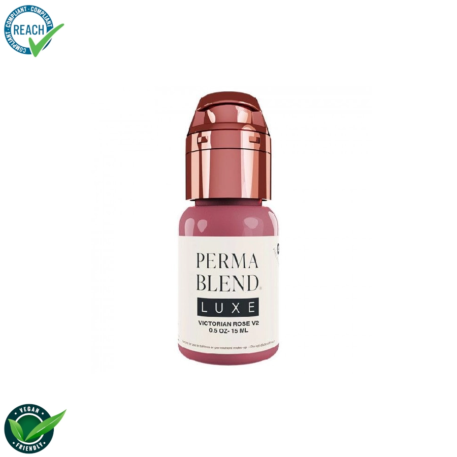 Pigment Pmu Rose - Perma Blend Luxe Victorian Rose V2 - Melange pour le maquillage permanent REACH 15ml