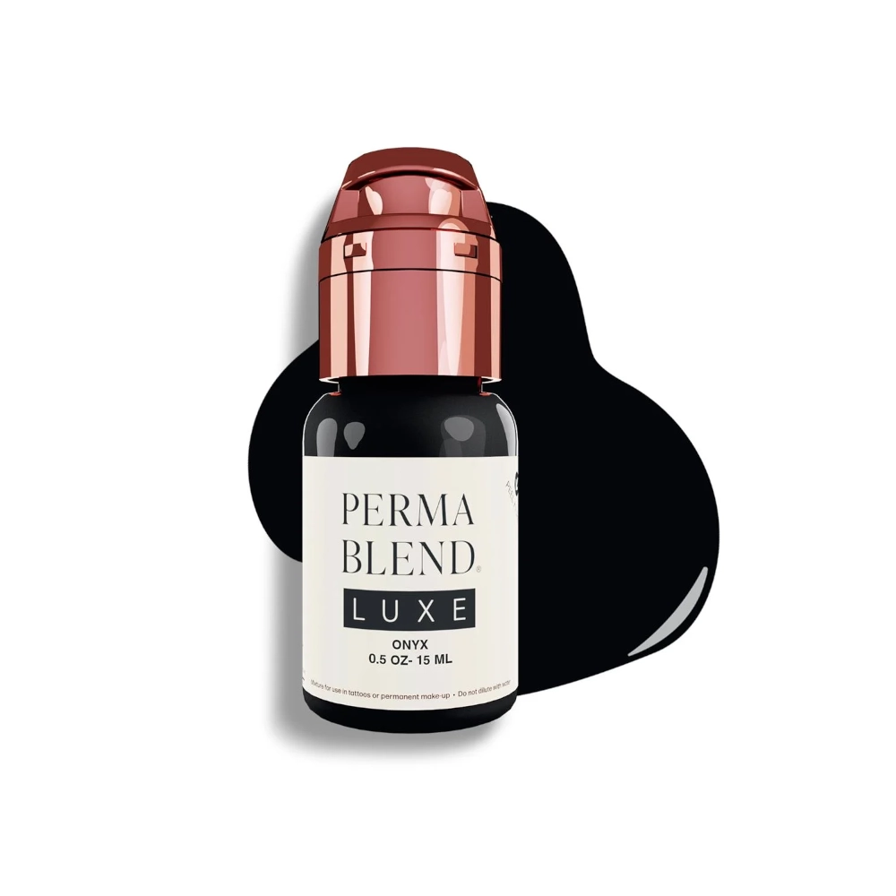 Pigment Pmu Noir - Perma Blend Luxe Onyx - Mélange pour le maquillage permanent reach 15 ml*