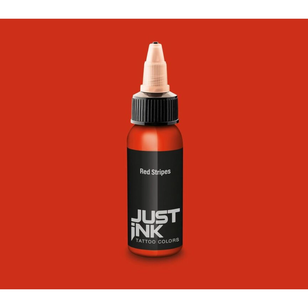 Encre Tattoo Rouge - Just Ink Red Stripes - Mélange pour le tatouage encre reach 30 ml