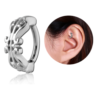 ANNEAU A CHARNIERE ACIER POUR TRAGUS STYLE 2