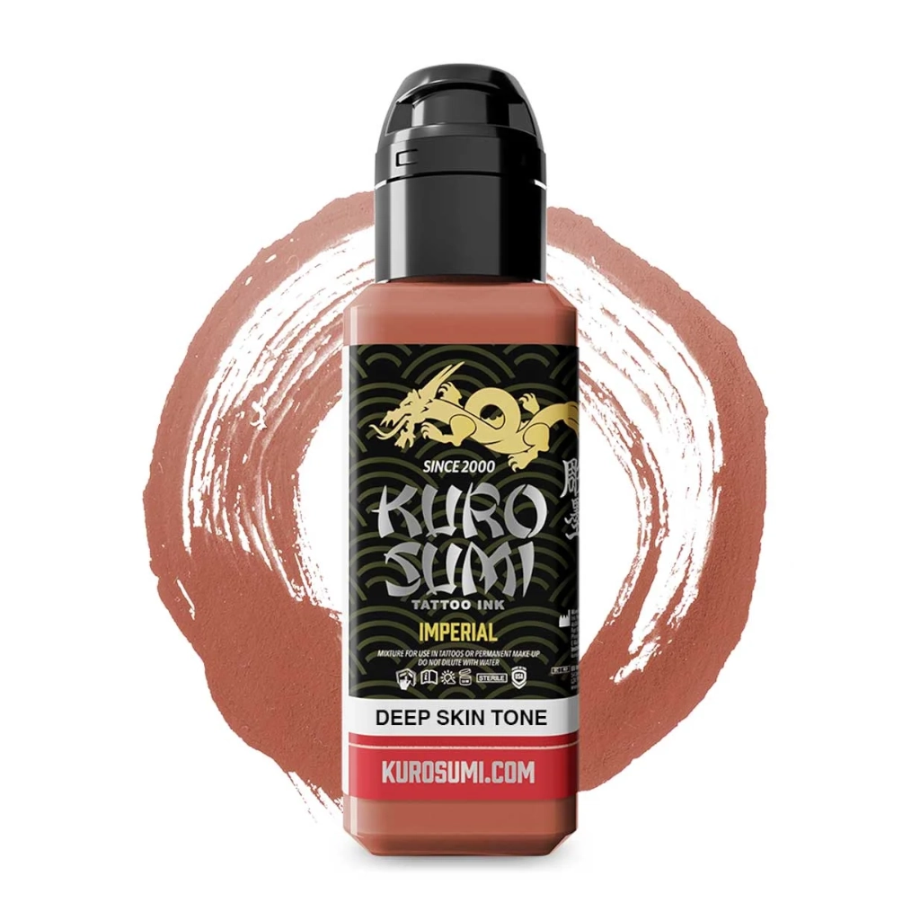 Encre de Tatouage Marron Kuro Sumi Imperial Deep Skin Tone – Conforme REACH – Pigment Professionnel Haute Intensité*