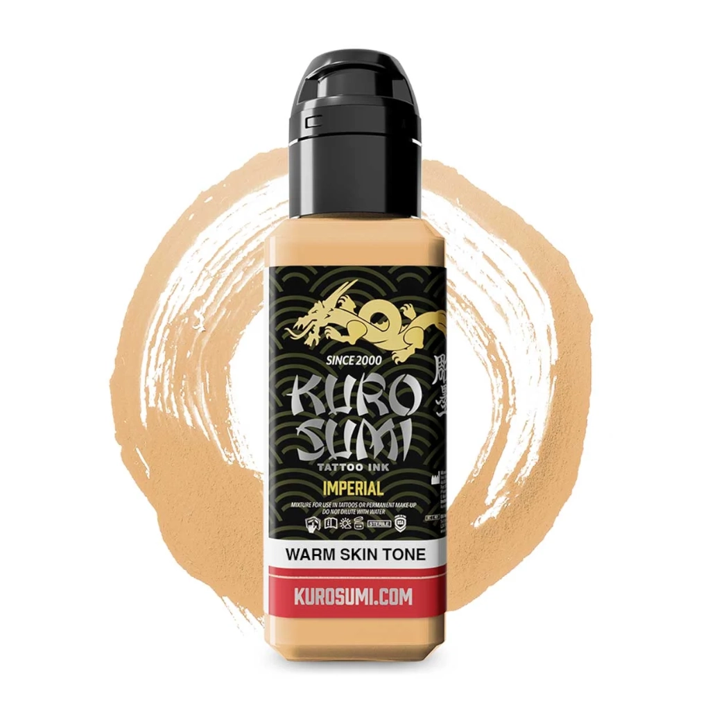 Encre de Tatouage Beige Kuro Sumi Imperial Warm Skin Tone – Conforme REACH – Pigment Professionnel Haute Intensité* 