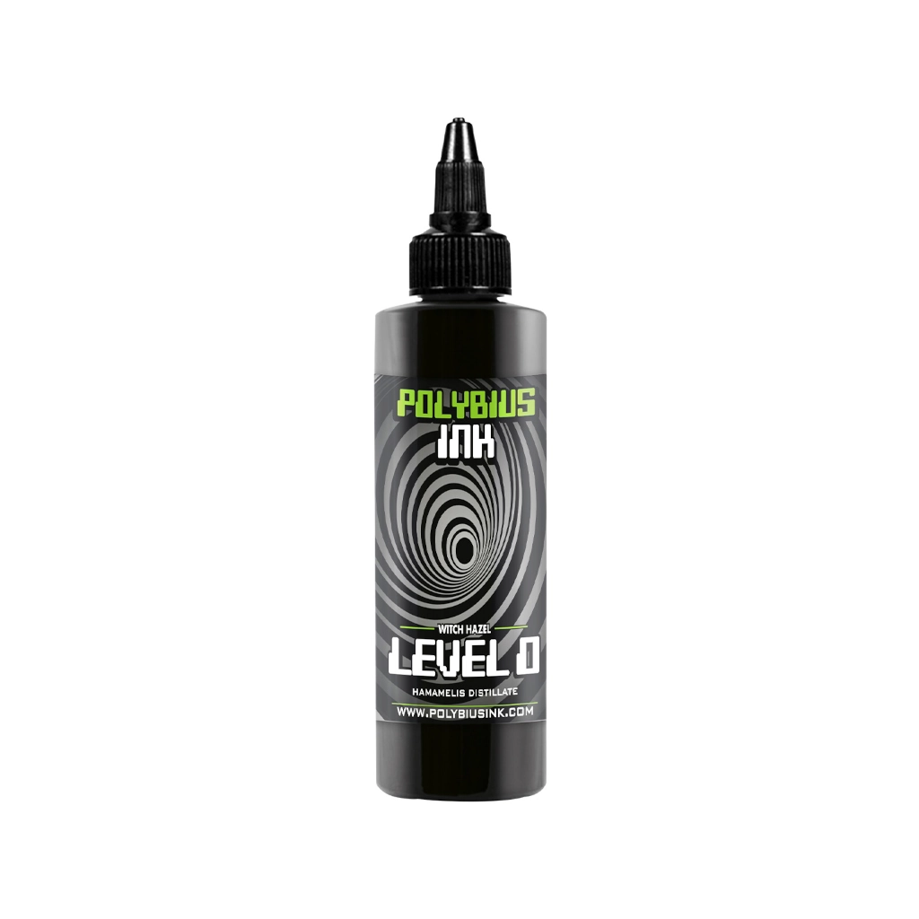 Nettoyant Tattoo - Polybius Ink Witch Hazel Level 0 - Solution nettoyante et apaisante après tatouage 250 ml*
