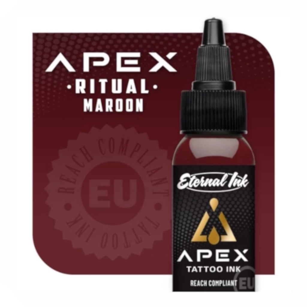 Encre Tattoo Marron - Eternal Ink Apex Ritual Maroon - Mélange pour le tatouage encre reach 30 ml