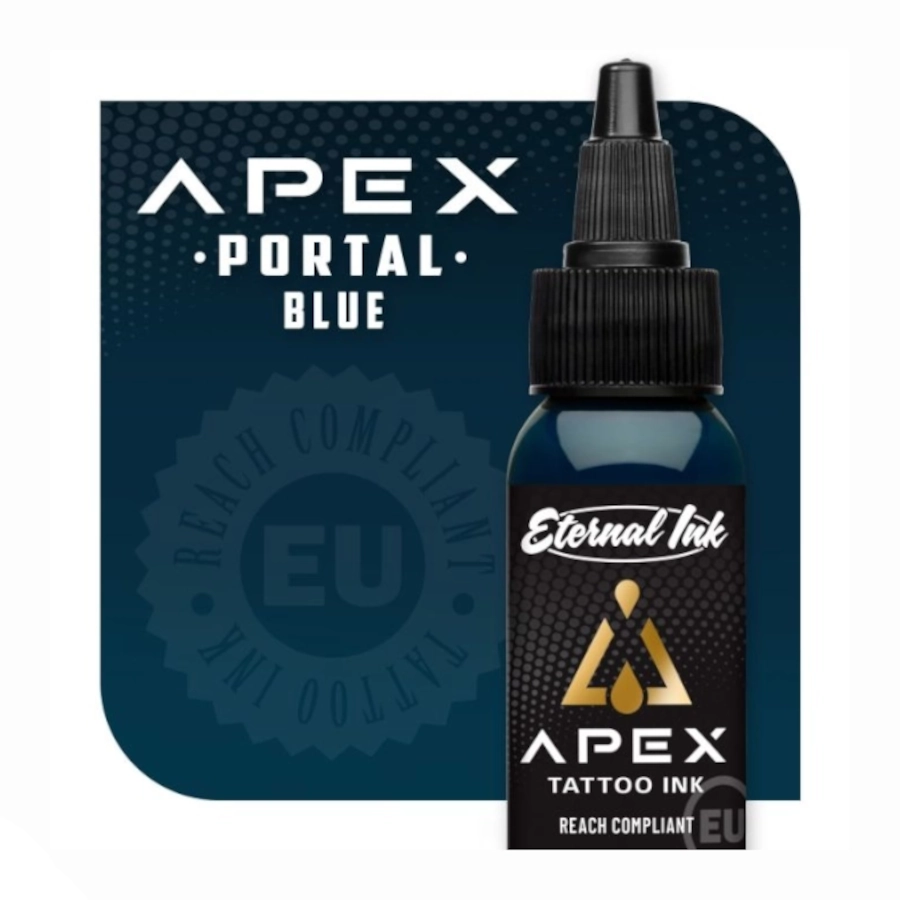 Encre Tattoo Bleue - Eternal Ink Apex Portal Blue - Mélange pour le tatouage encre reach 30 ml
