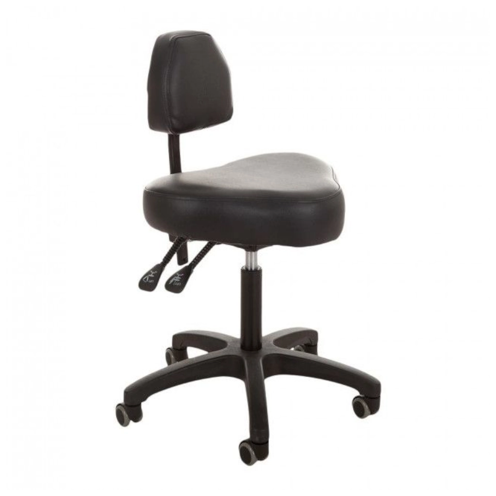 Chaise Tattoo - Tat Tech Artist Chair Black - Chaise pour artiste tatoueur sur roulette*