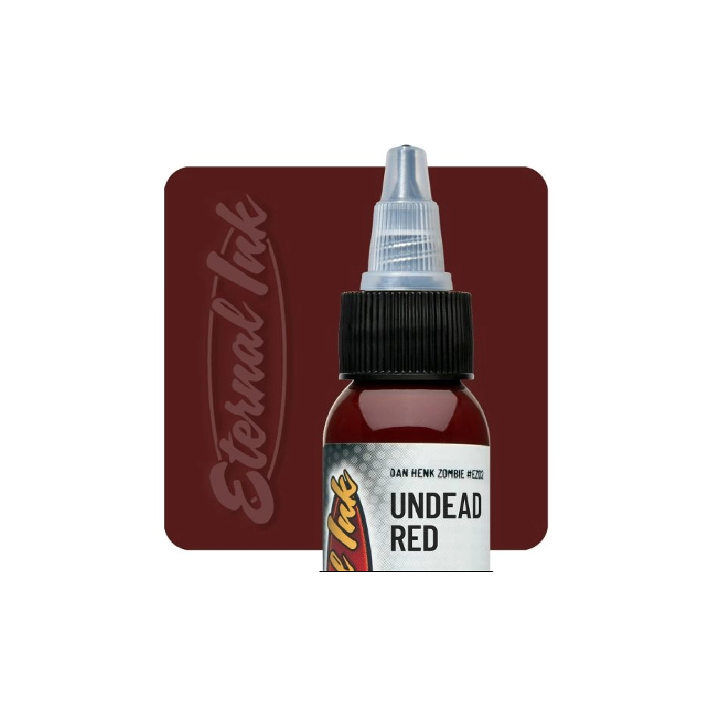 Eternal Ink Zombie Colours Undead Red - Encre artistique pour entrainement tatouage NON REACH*