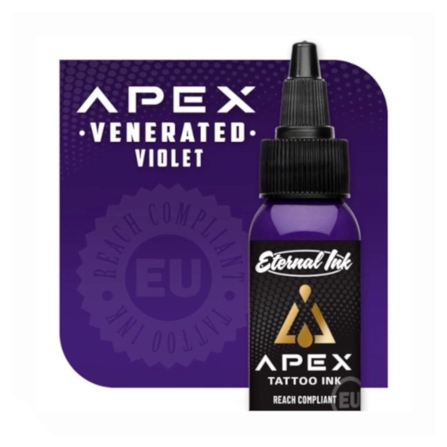 Encre Tattoo Violette - Eternal Ink Apex Venerated Violet - Mélange pour le tatouage encre reach