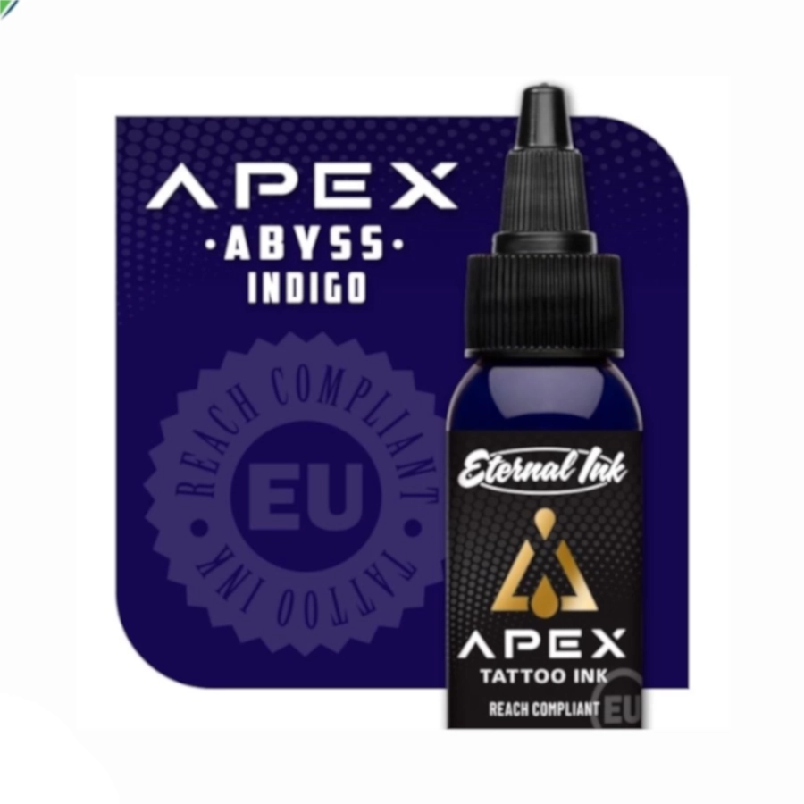 Encre Tattoo Bleue - Eternal Ink Apex Abyss Indigo - Mélange pour le tatouage encre reach 30 ml
