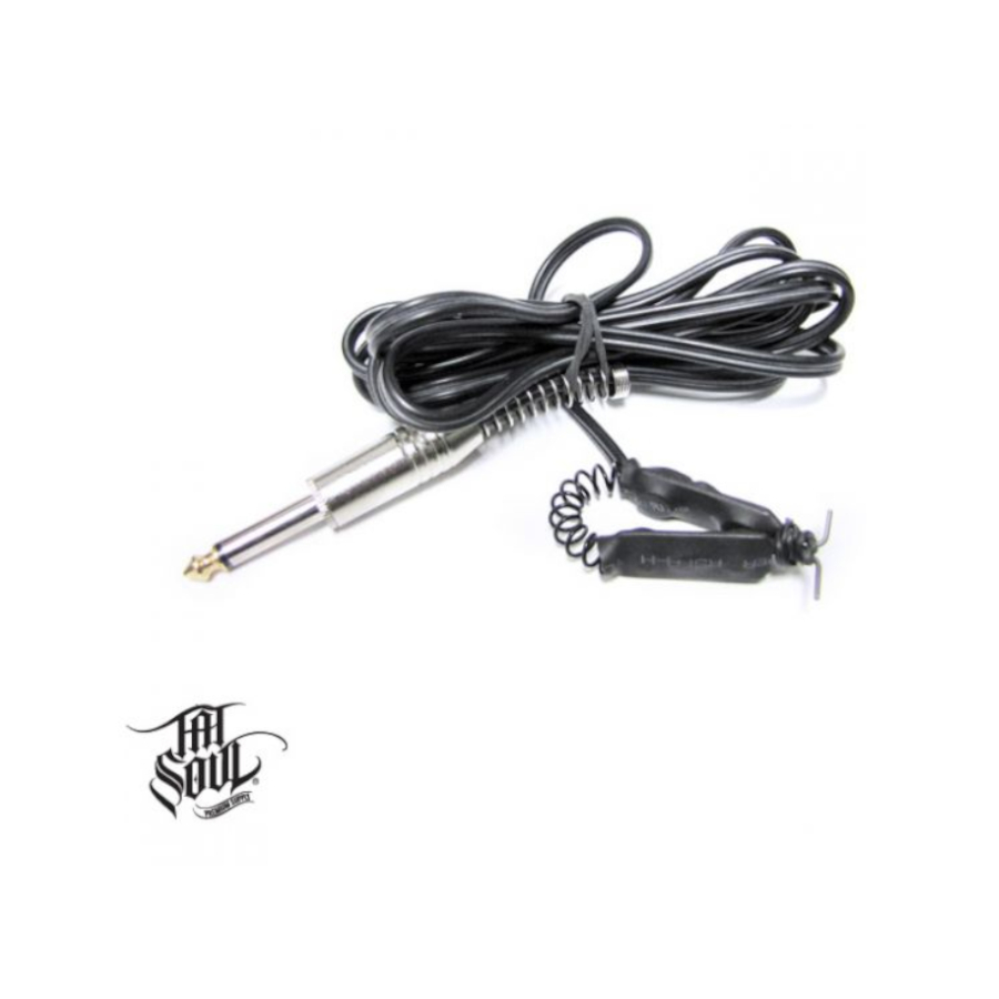 Clipcord Tattoo - Tatsoul Prenium Silicone - Câble clip cord de 1,80 m en silicone pour machine à tatouer*