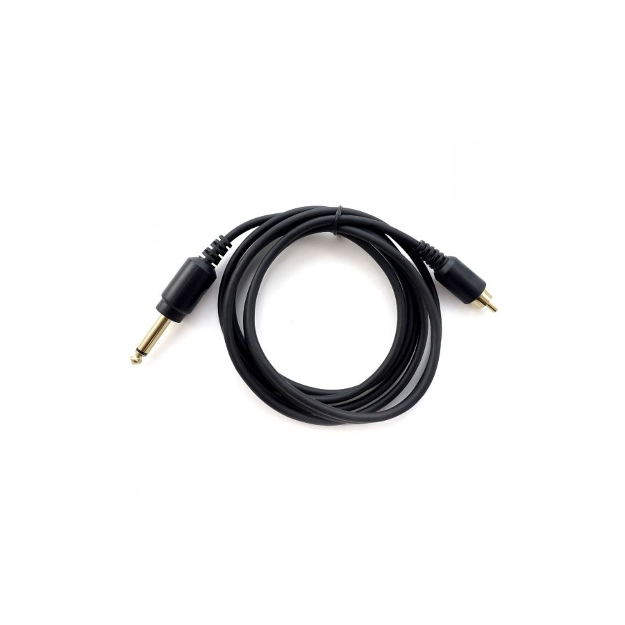 Câble en Silicone Epaisseur Cordon 4mm Connectique Rca 2.5 Mètres de Long