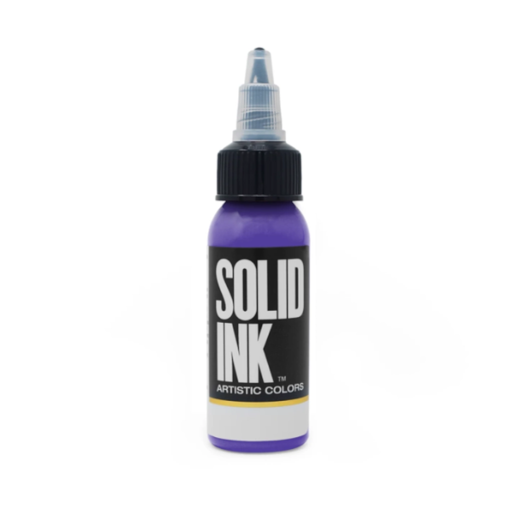 Encre Entrainement Tattoo Violette - Solid Ink Lavender - Encre artistique pour l'entrainement au tatouage NON REACH 30 ml