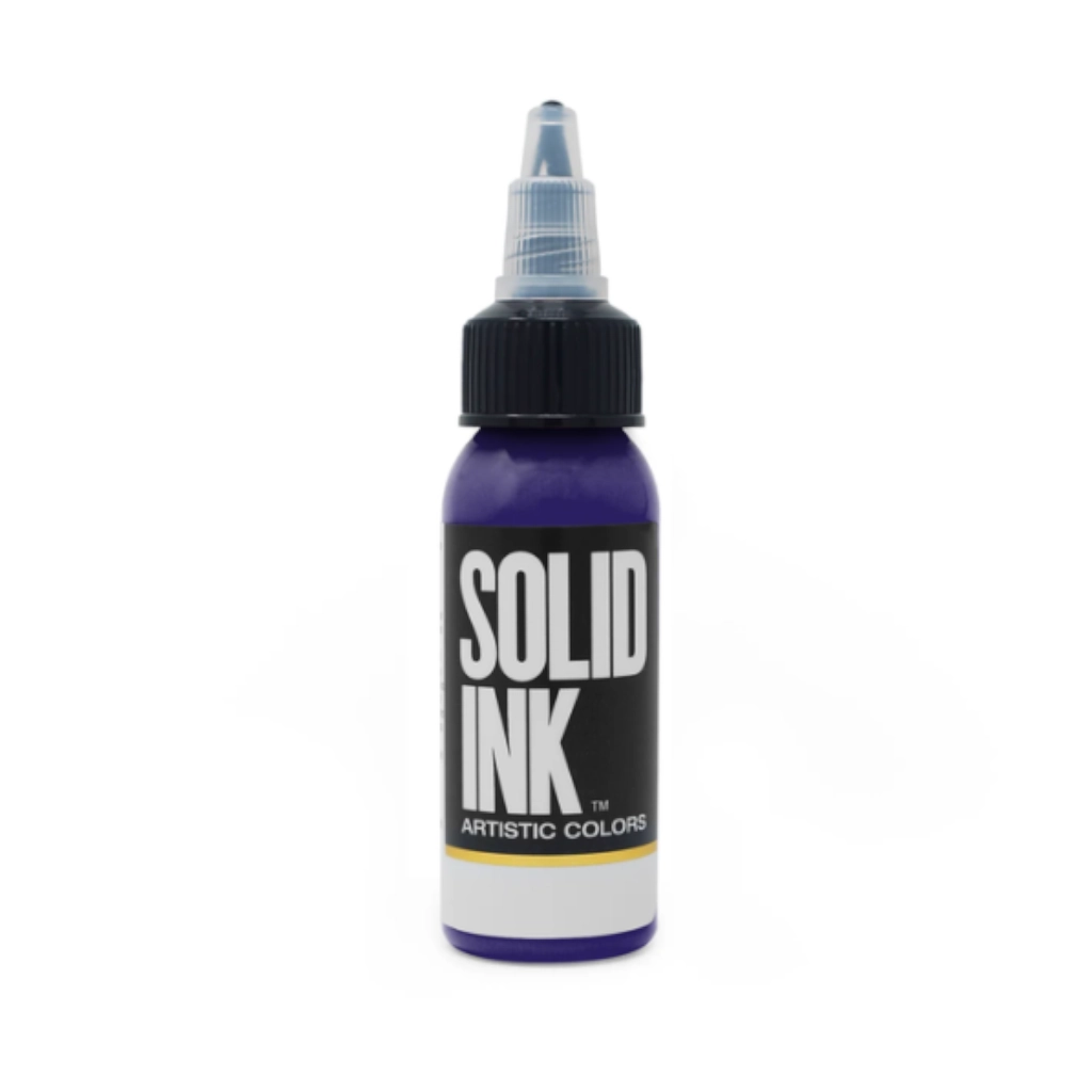 Encre Entrainement Tattoo Violette - Solid Ink Violet - Encre artistique pour l'entrainement au tatouage NON REACH 30 ml