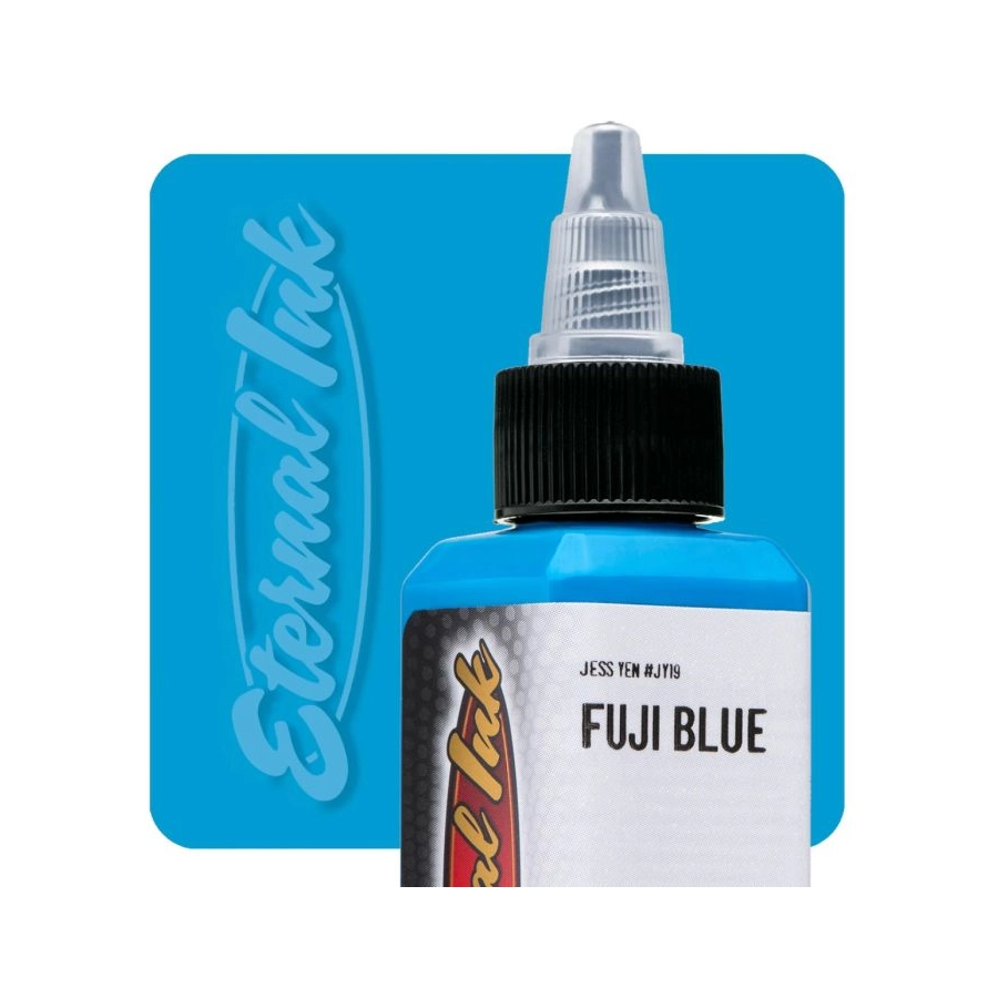 Encre Entrainement Tattoo Bleue - Eternal Ink Jess Fuji Blue - Encre artistique pour entrainement au tatouage NON REACH 60 ml*