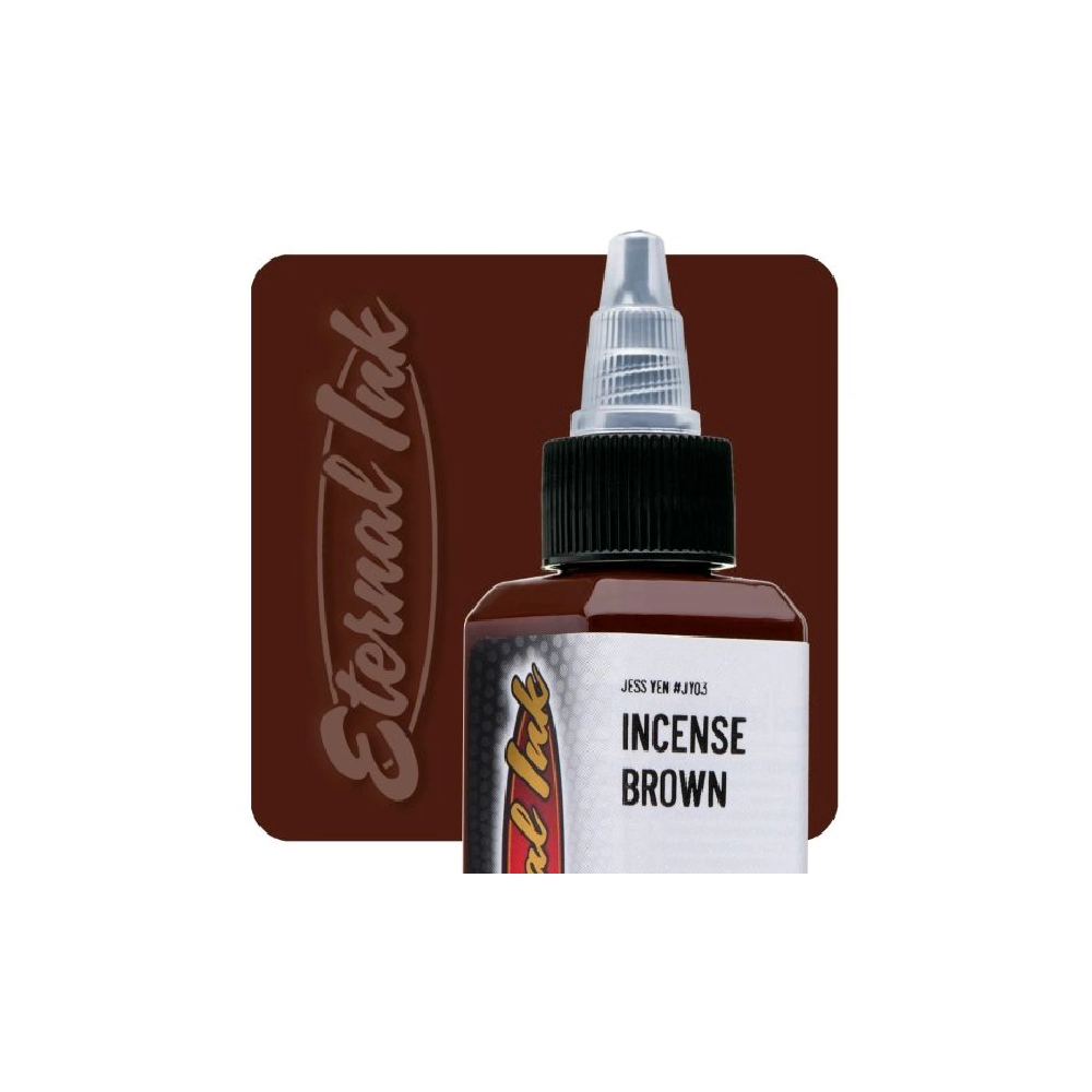 Eternal Ink Jess Yen Incense Brown - Encre artistique pour entraînement tatouage NON REACH