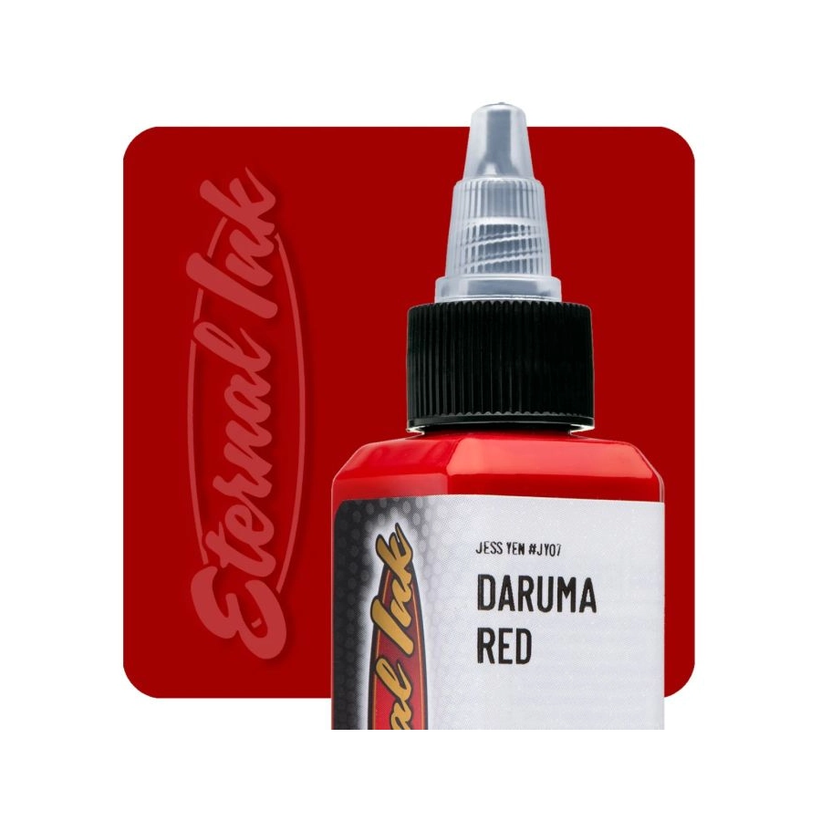 Encre Entrainement Tattoo Rouge - Eternal Ink Jess Yen Daruma Red - Encre artistique pour entraînement tatouage NON REACH 60 ml*