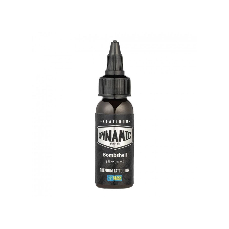 Encre Tattoo Marron - Platinum By Dynamic Bombshell - Mélange pour le tatouage encre 30 ml reach