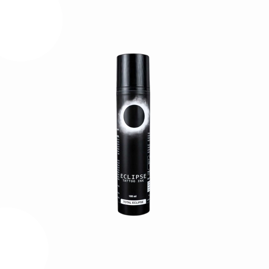 Encre Tattoo Noire - Total Eclipse - Mélange pour tatouage noir encre reach 100 ml conforme espagne*