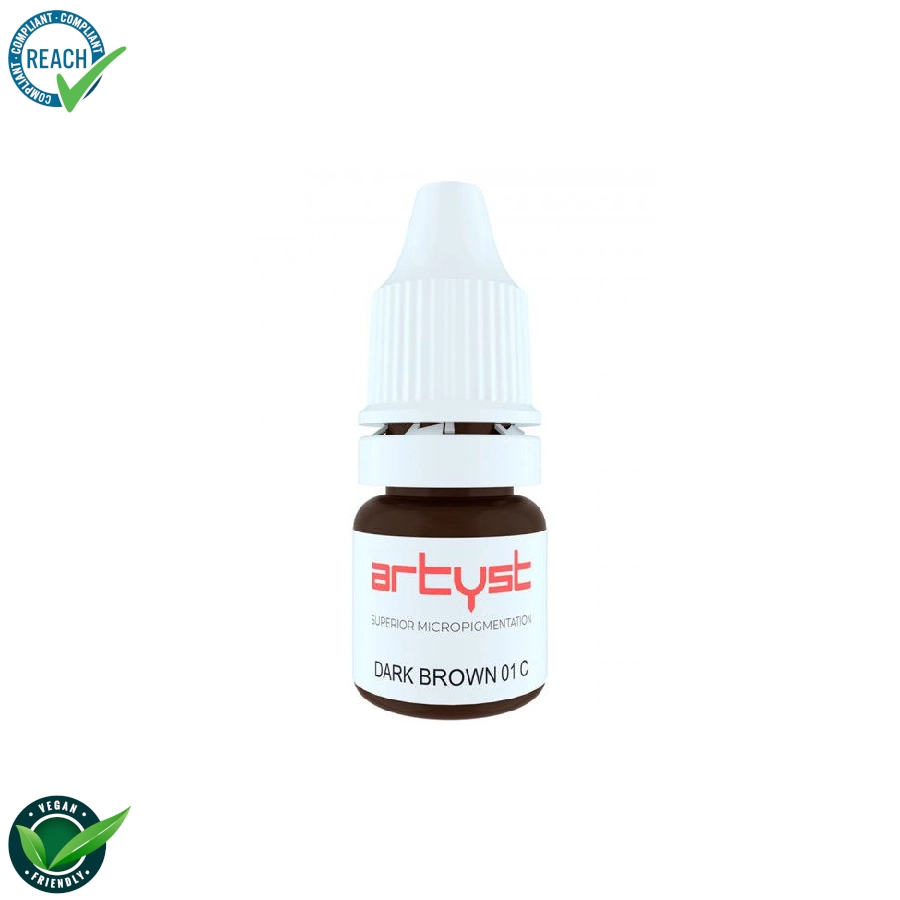 Artyst Eyes Pigment Dark Brown 01 C - Mélange pour le maquillage permanent pigment REACH 10ml