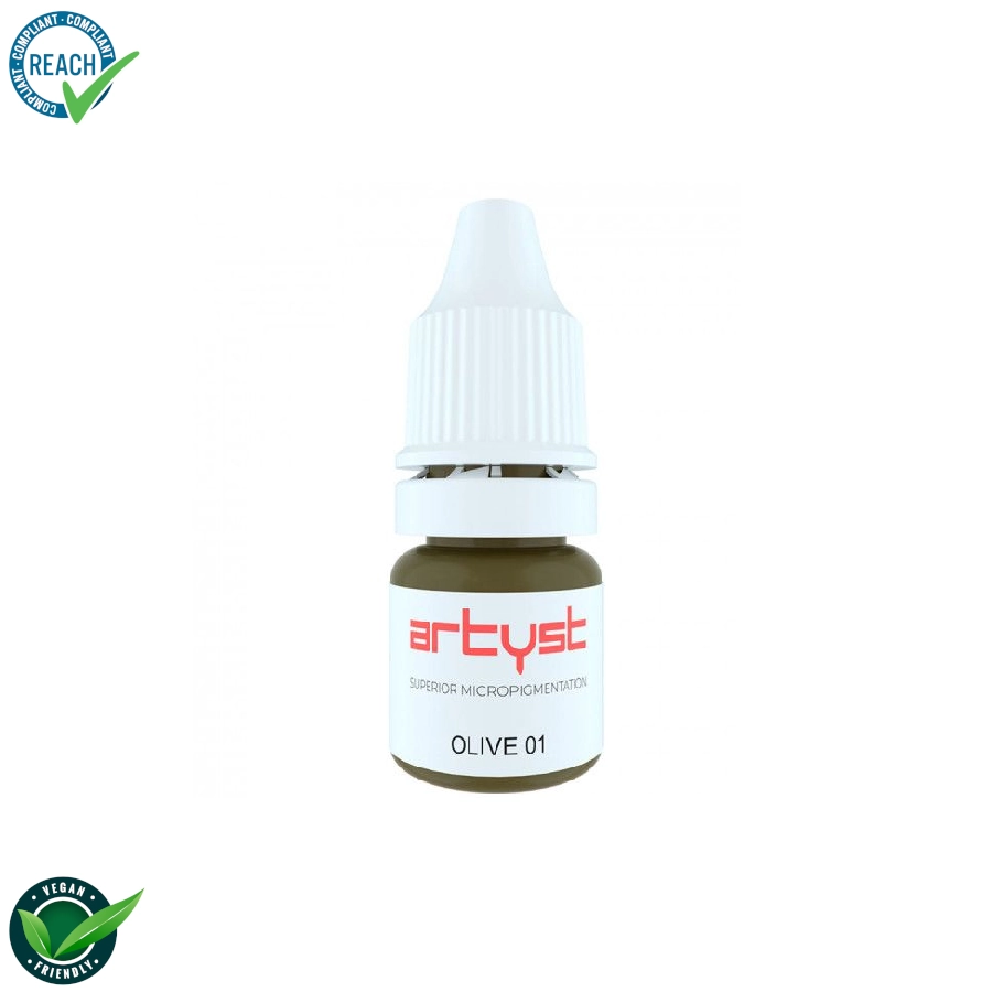 Artyst Corrector Pigment Olive 01 - Mélange pour le maquillage permanent pigment REACH 10ml