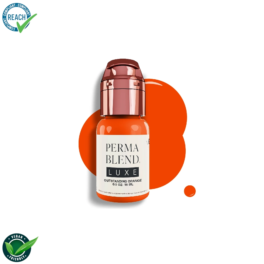 Pigment Pmu Orange - Perma Blend Luxe Outstanding Orange - Melange pour le maquillage permanent REACH 15ml