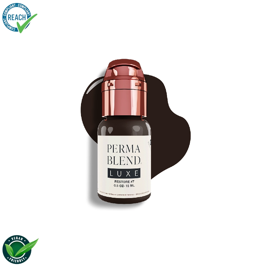 Pigment Pmu Marron - Perma Blend Luxe Restore #7 - Melange pour le maquillage permanent REACH 15ml