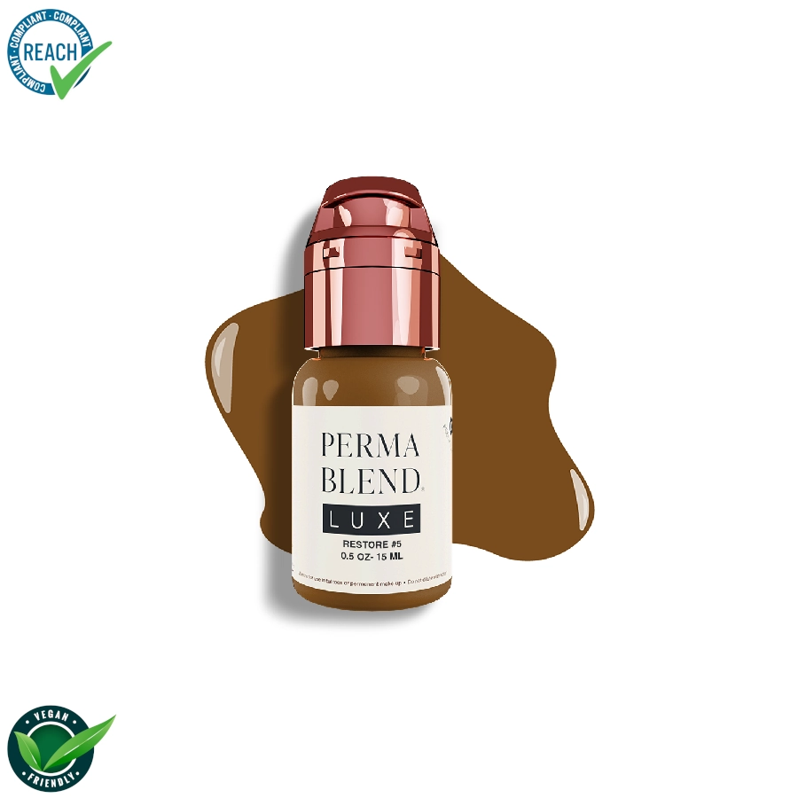 Pigment Pmu Marron - Perma Blend Luxe Restore #5 - Melange pour le maquillage permanent REACH 15ml