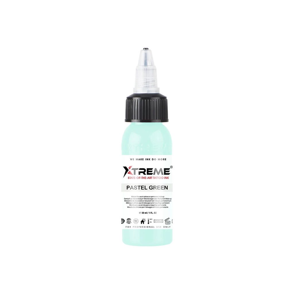 Xtreme Ink Pastel Green - Mélange pour le tatouage encre REACH 30ml