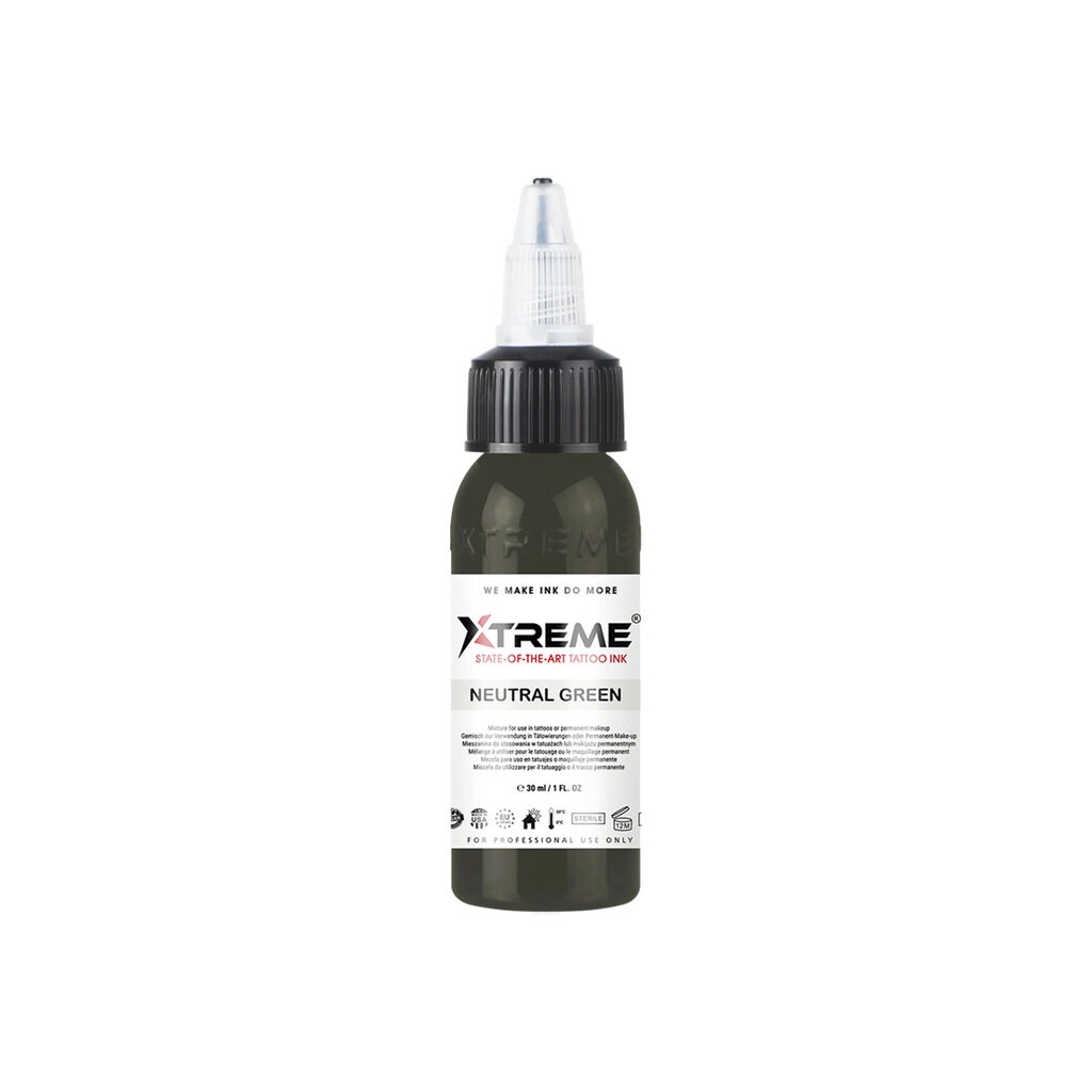 Xtreme Ink Neutral Green - Mélange pour le tatouage encre REACH