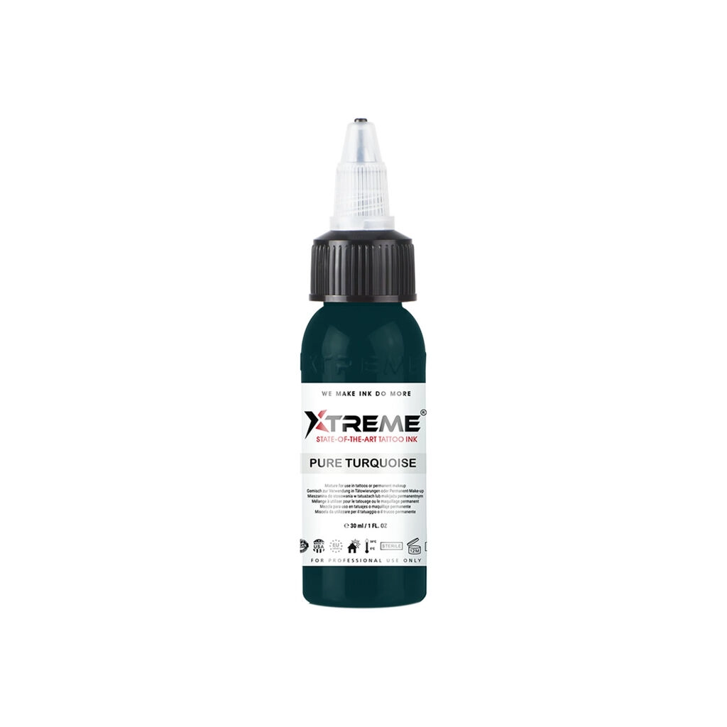 Xtreme Ink Pure Turquoise - Mélange pour le tatouage encre REACH