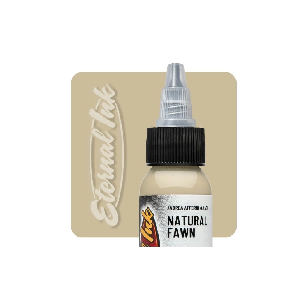 Eternal Ink Andrea Afferni Natural Fawn - Encre artistique pour entraînement tatouage NON REACH