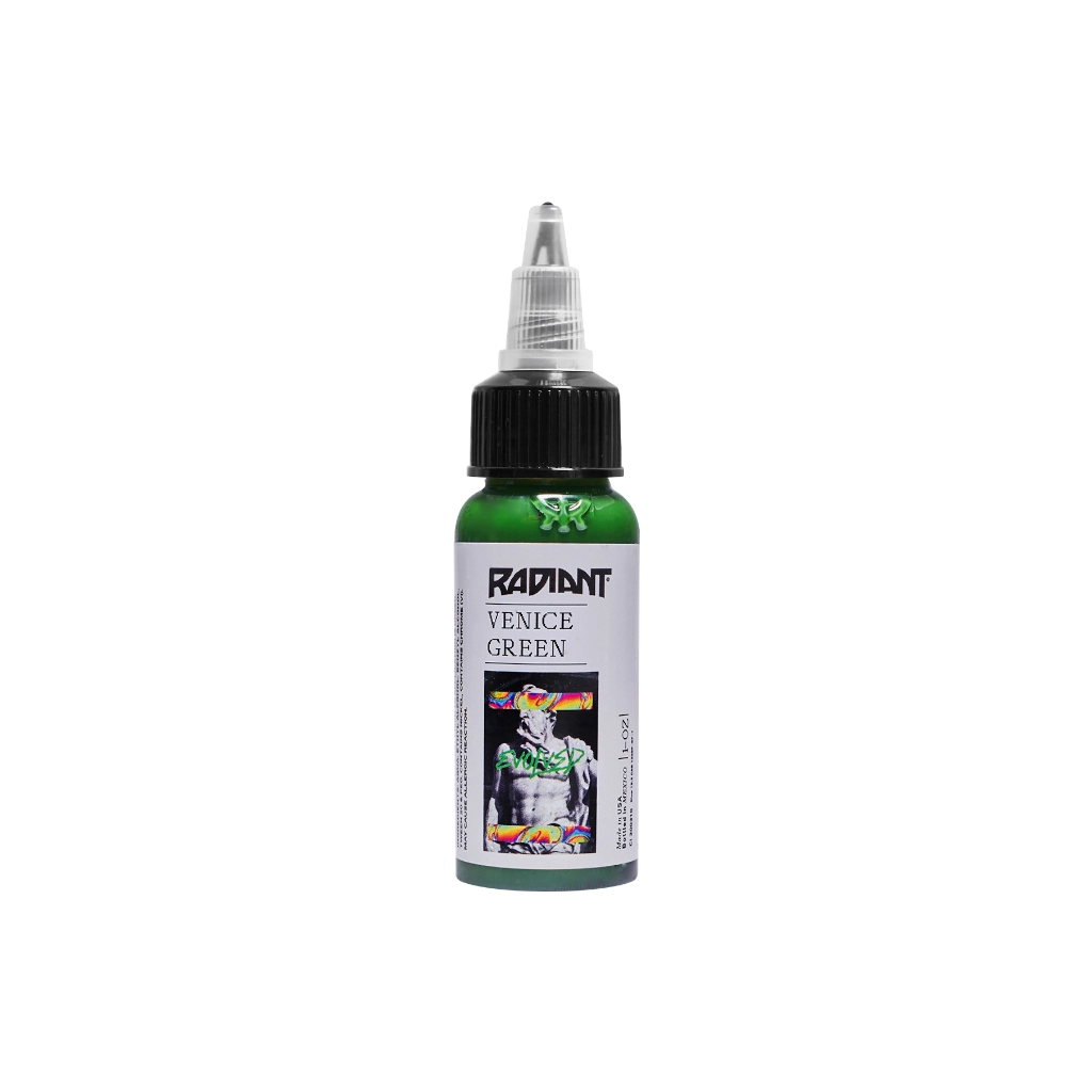 Radiant Evolved Venice Green - Mélange pour le tatouage encre REACH 30 ml