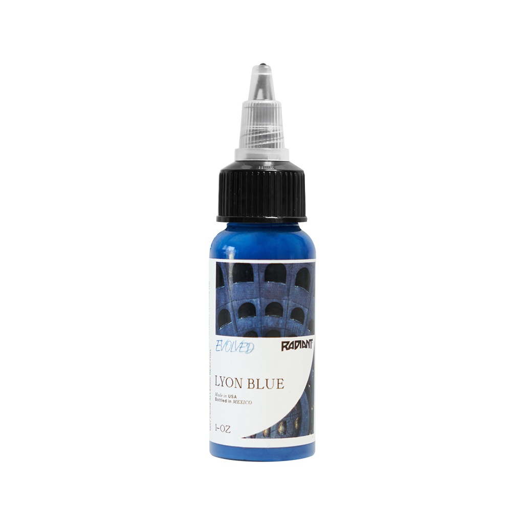 Radiant Evolved Lyon Blue - Mélange pour le tatouage encre REACH 30 ml