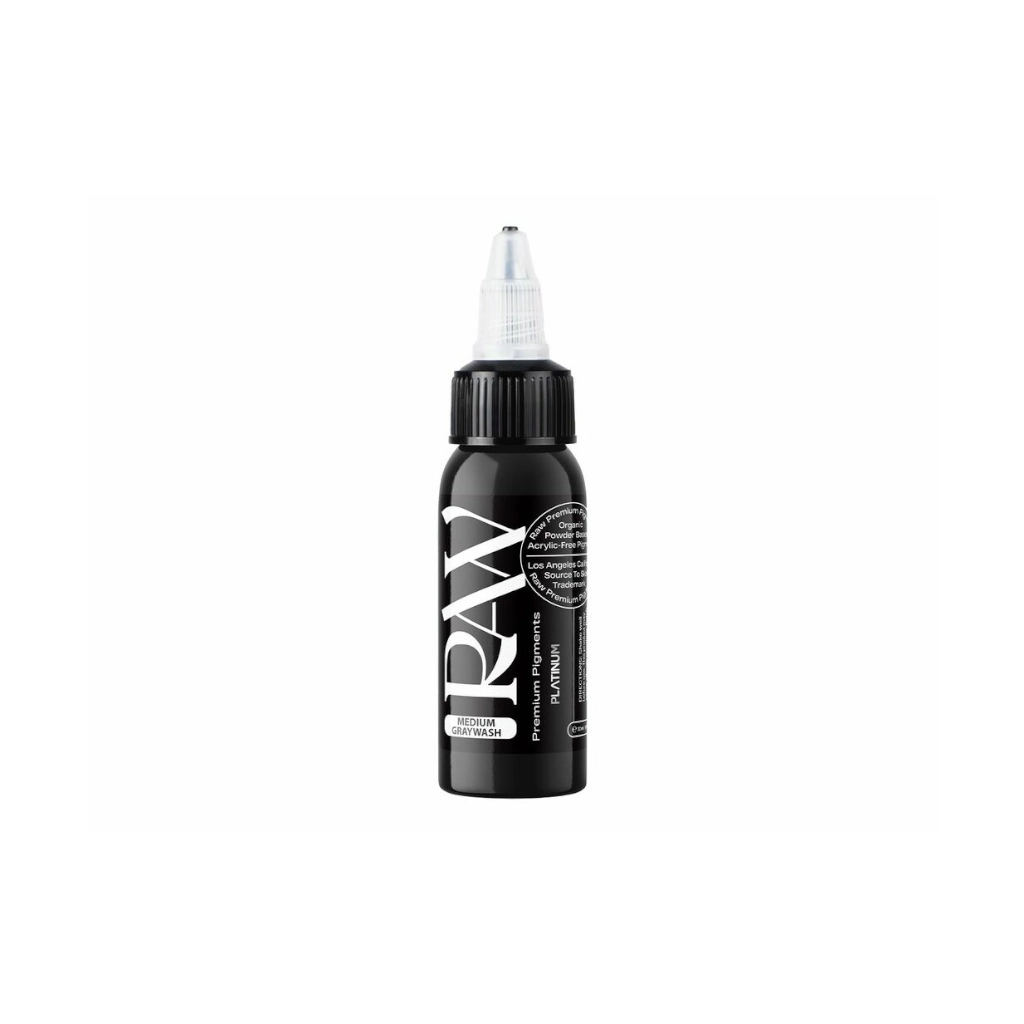 Raw Pigments Medium Greywash - Mélange pour le tatouage encre REACH 30m
