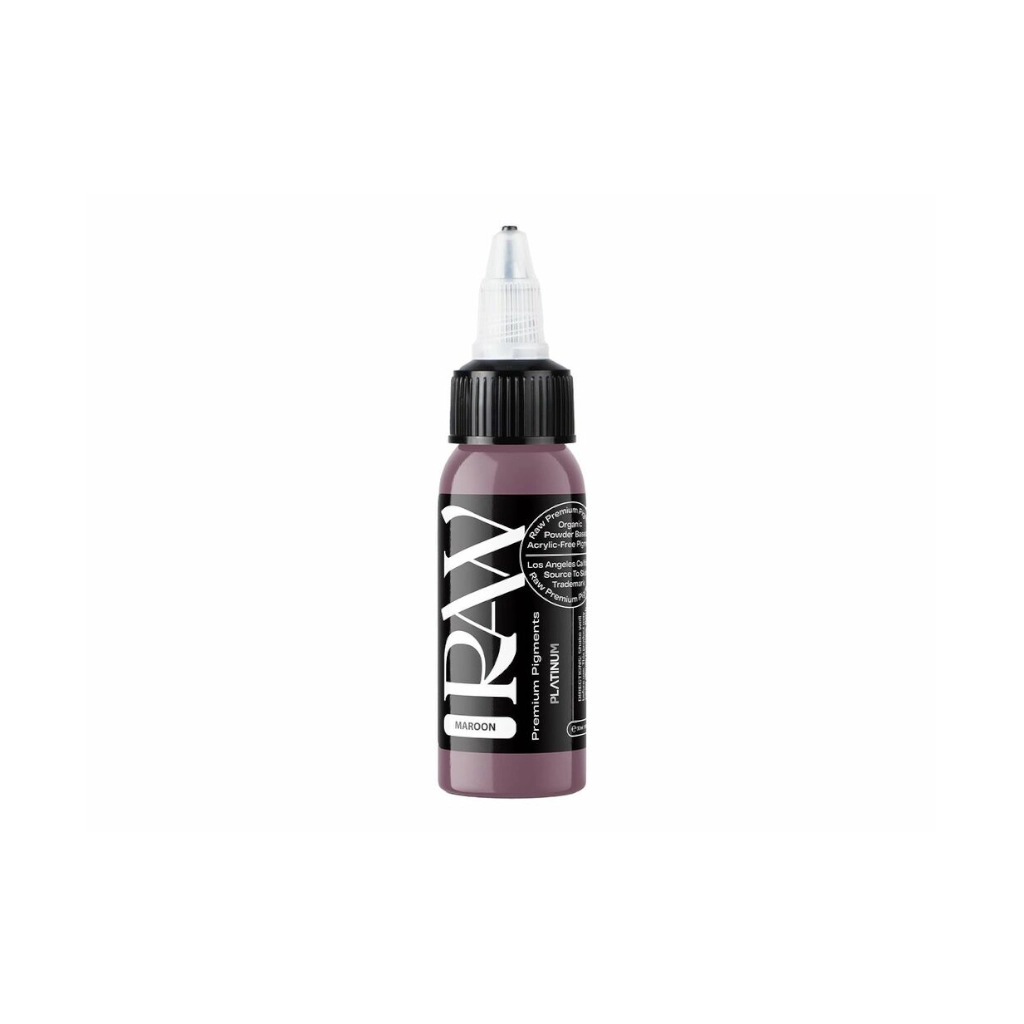Raw Pigments Maroon - Mélange pour le tatouage encre REACH 30m