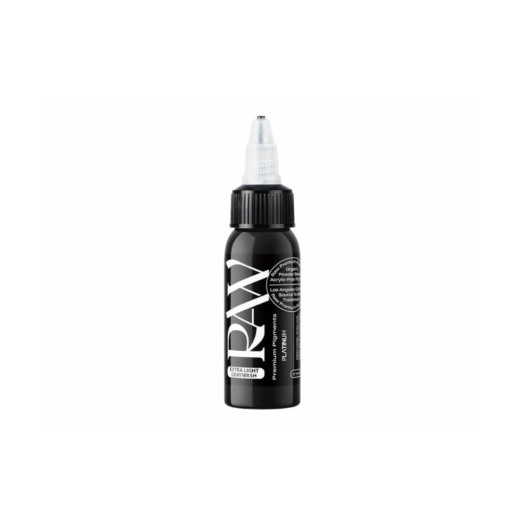 Raw Pigments Extra Light Whitewash - Mélange pour le tatouage encre REACH 30ml
