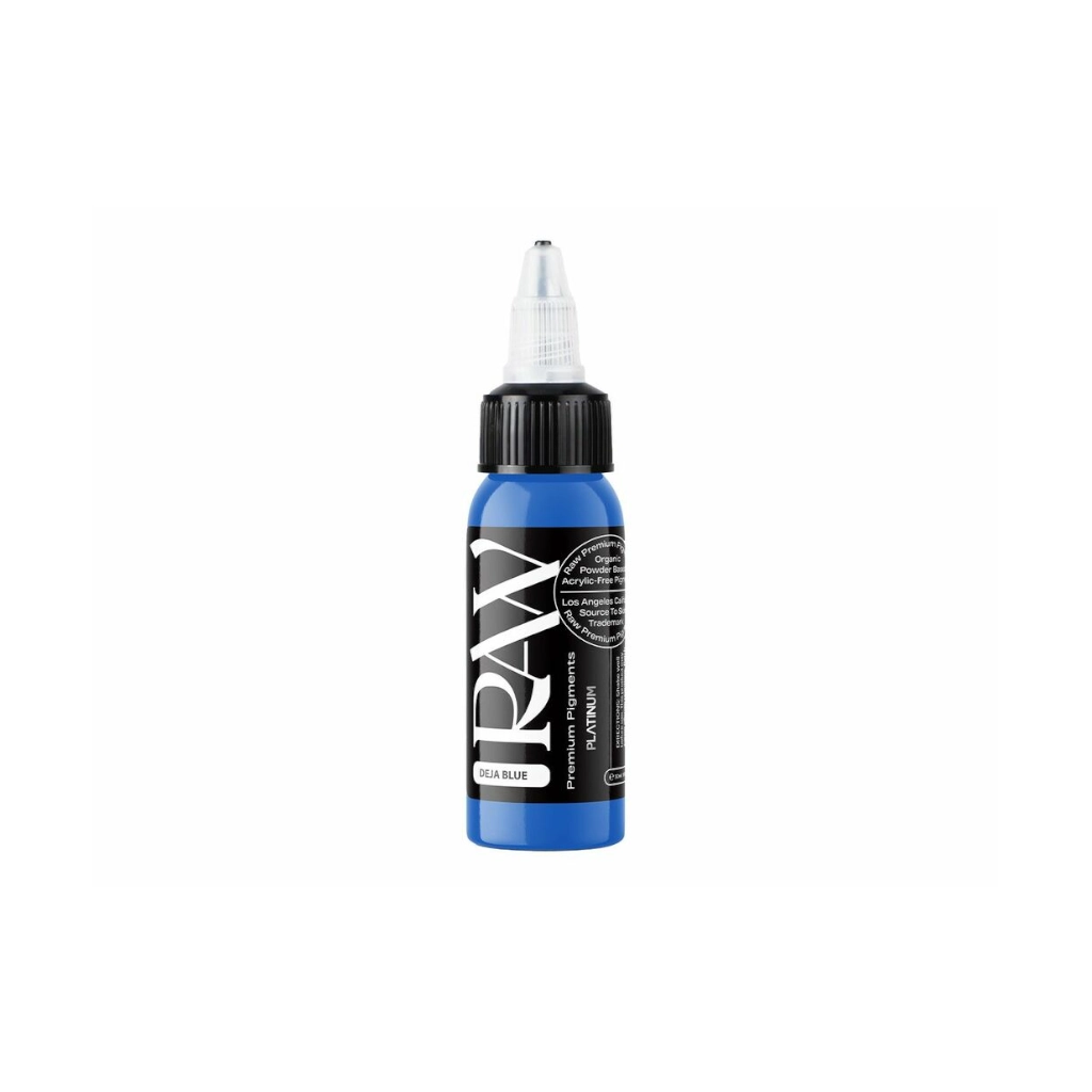 Raw Pigments Deja Blue - Mélange pour le tatouage encre REACH 30ml