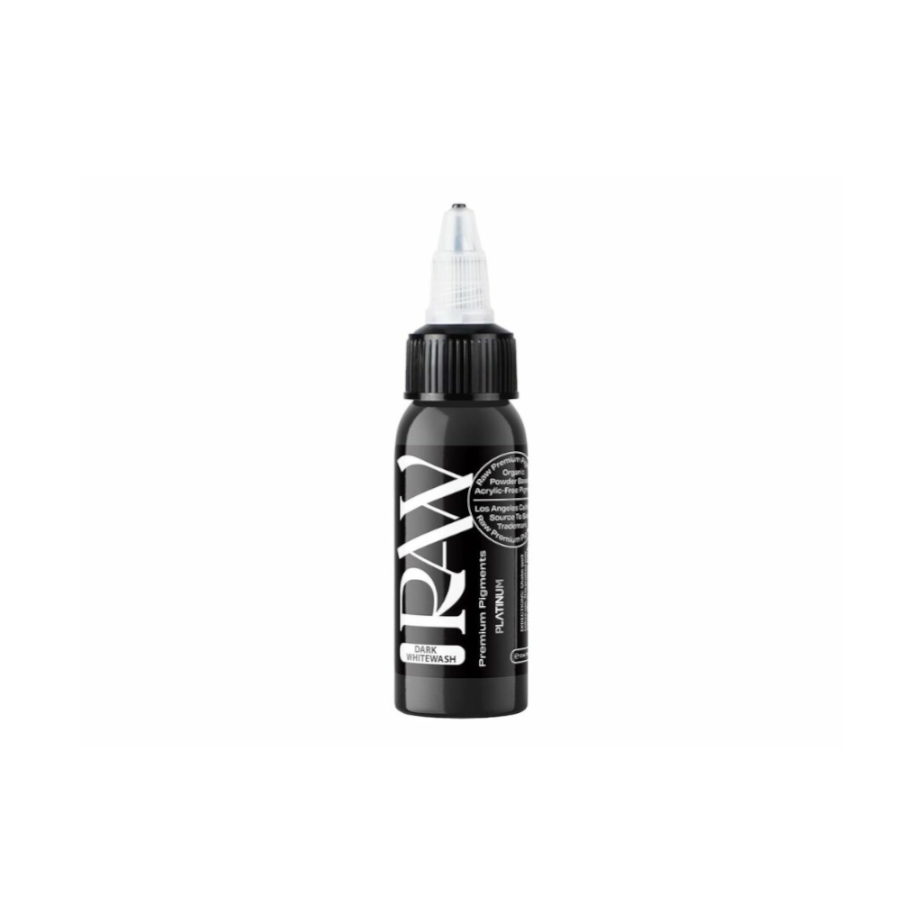 Raw Pigments Dark Whitewash - Mélange pour le tatouage encre REACH 30ml